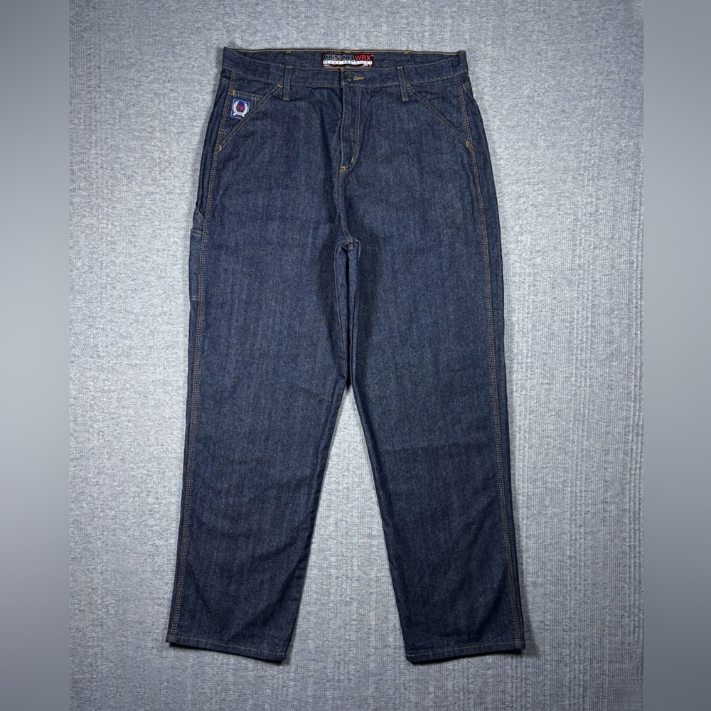 Cinch Jeans WRX FR Blue Label HRC-2 ATPV 17 Carpenter Mens 38x34 Dark Wash NWOT